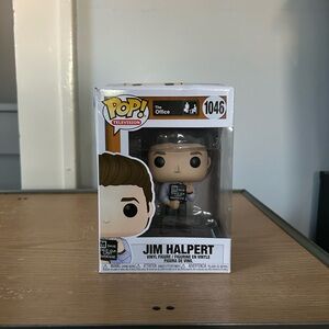 Funko Pop Television The Office Jim Halpert with 6 Days Nonsense Sign No #1046